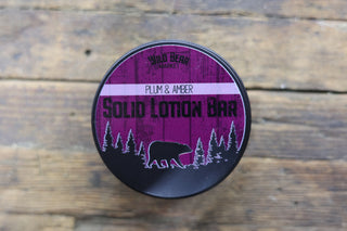 Plum & Amber Solid Lotion Bar