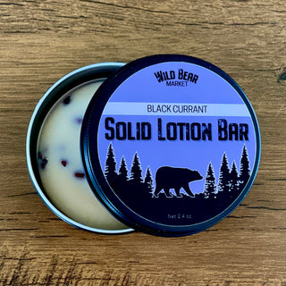 Black Current Solid Lotion Bar