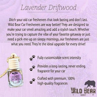 Lavender Driftwood Car Freshener