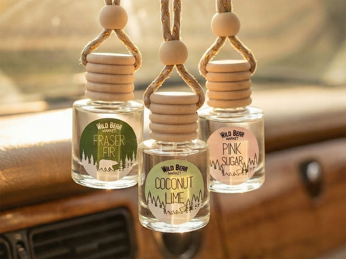 Lavender Driftwood Car Air Freshener – Calm, Coastal, Long Lasting
