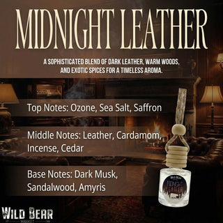 Midnight Leather Car Freshener