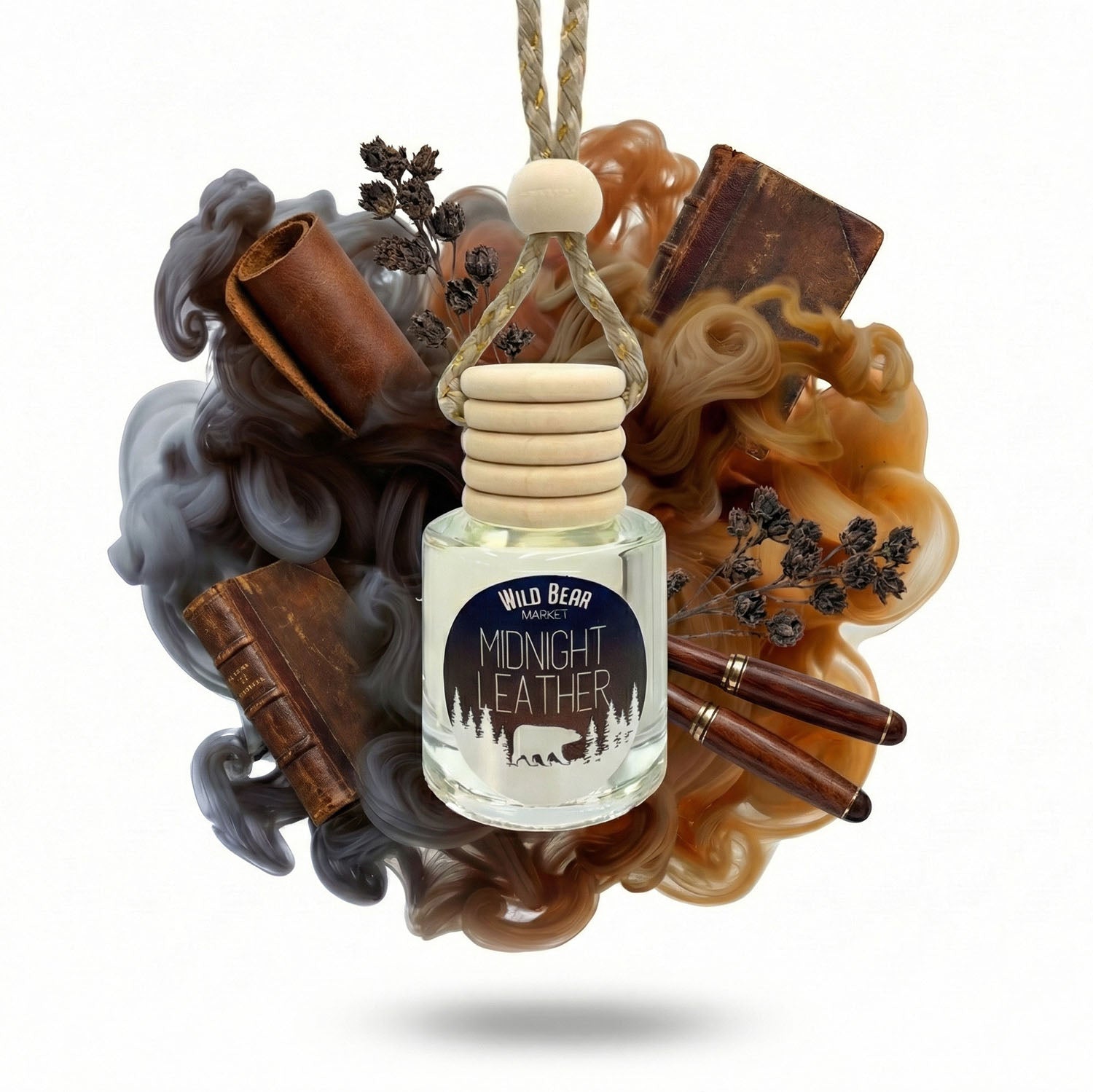 Midnight Leather Car Freshener