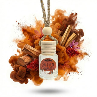 Saffron Cedarwood Car Freshener