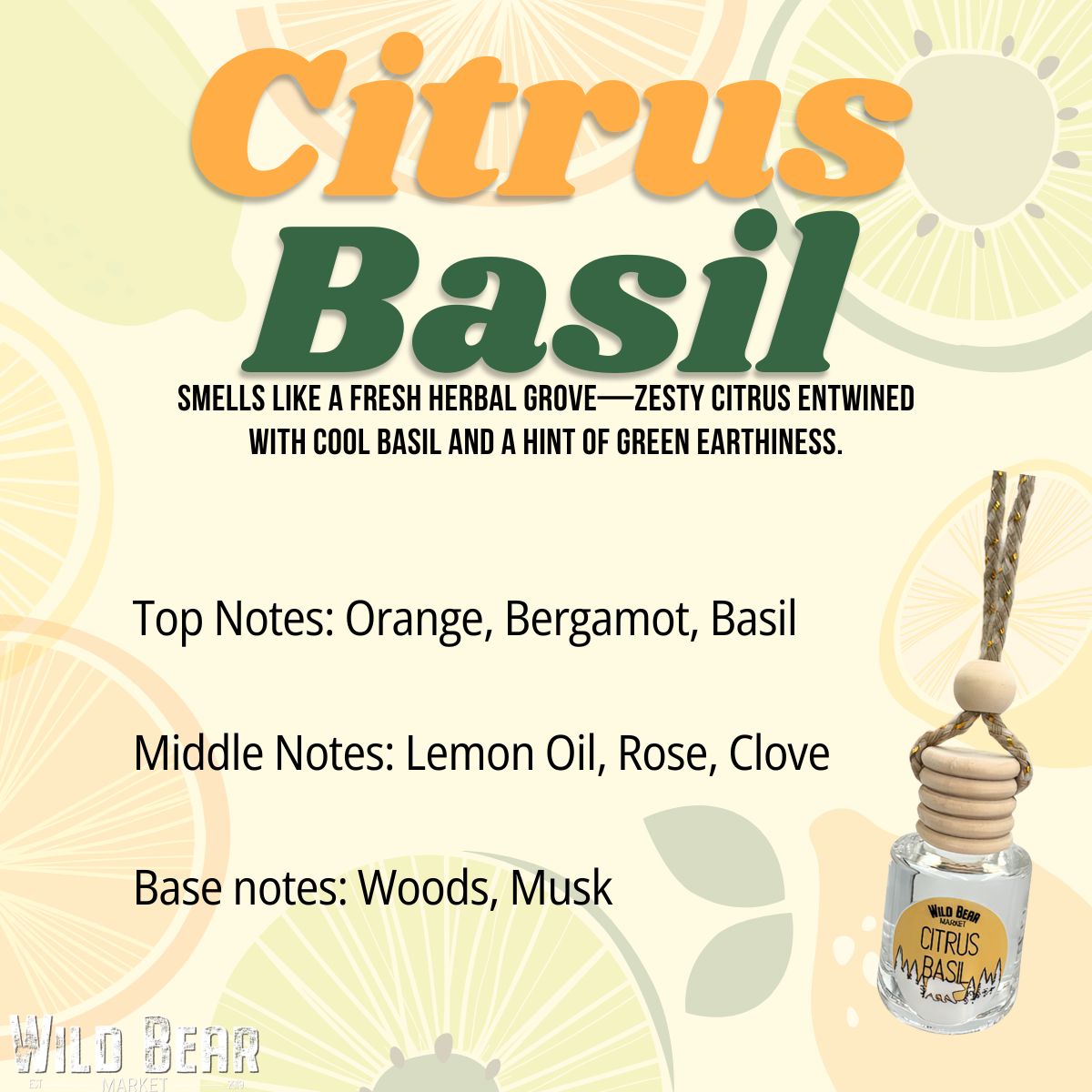Citrus Grove Car Freshener
