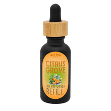 Citrus Grove car freshener refill bottle with dropper