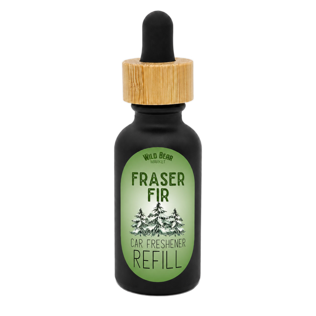 Fraser Fir car freshener refill bottle with dropper