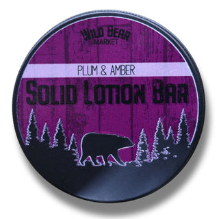 Plum & Amber Solid Lotion Bar