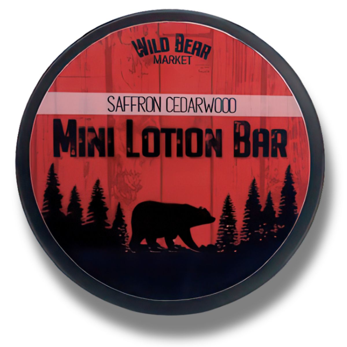 Saffron Cedarwood Mini Lotion Bar