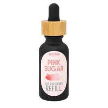 Pink Sugar car freshener refill bottle with dropper