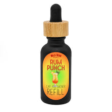 Rum Punch car freshener refill bottle with dropper
