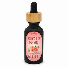 Sugar Bear car freshener refill bottle with dropper
