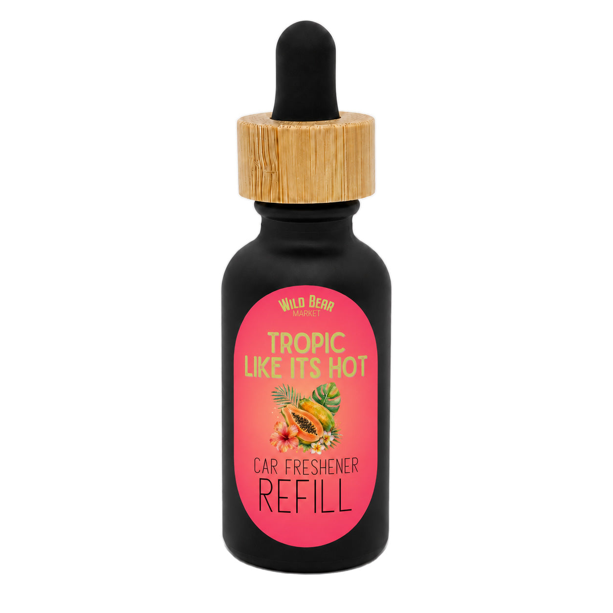 Tropic Like It’s Hot car freshener refill bottle with dropper